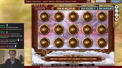 hall of gods jackpot